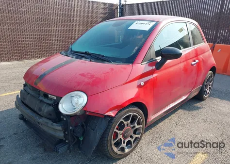 2013 Fiat 500 Sport из США, поврежденный, VIN 3C3CFFBR8DT661153